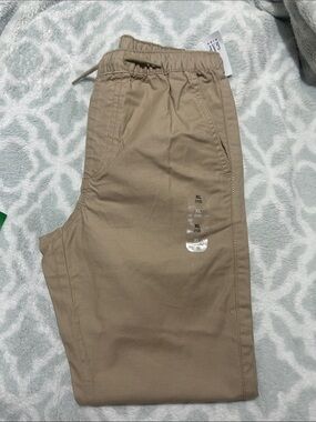 Kids Khaki Elastic Waist Pants school uniforms
